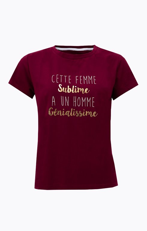 Tee-shirt  femme sublime
