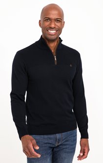 Pull col montant uni rick