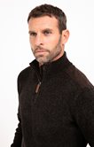 Pull col montant Chenille