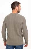 Pull col rond Torsade