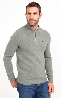 Pull col montant uni Côte
