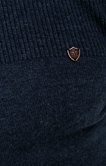 Pull col rond uni Wooly
