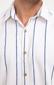 Chemise regular à rayures