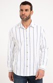 Chemise regular à rayures