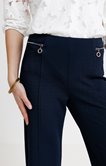 Pantalon ville avec détail zip 