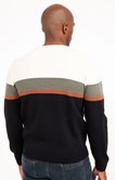 Pull col rond rayé Nil
