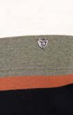 Pull col rond rayé Nil