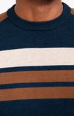 Pull col rond rayé Gazy
