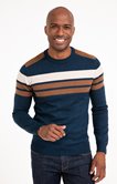 Pull col rond rayé Gazy