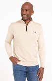 Pull col montant uni tuck