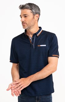 Polo manches courtes Shiny Stripe