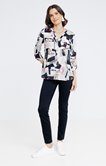 Tunique imprimée avec patte épaule