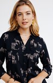 Chemise imprimé zèbre 