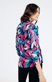Chemise imprimé feuillage 