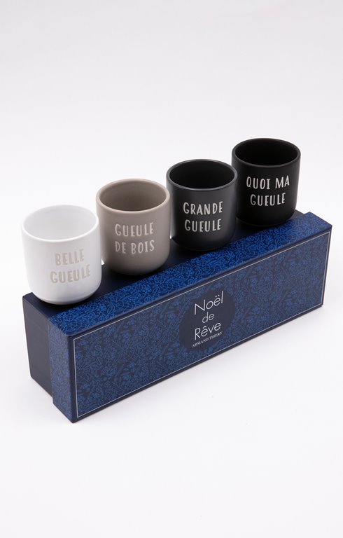 Coffret cadeau tasses à café
