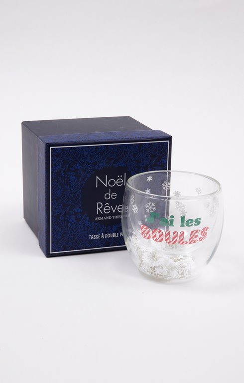 Coffret cadeau verre double-fond Boules