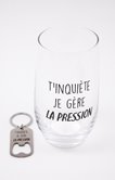Coffret cadeau verre Pression