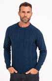 Pull col rond Torsade