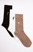 Chaussettes fantaisies motif perroquet