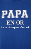 Tee-shirt Papa en or