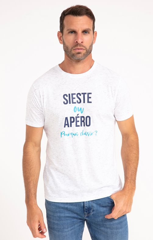 Tee-shirt sieste ou apéro