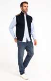 Gilet uni sans manches Sued