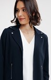 Veste non doublée en maille col perfecto