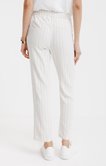 Pantalon rayé dos élastique