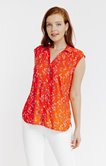 Chemisette imprimée sans manche 