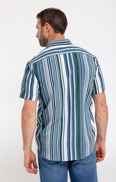 Chemise à manches courtes Kerrits Small Cool Ride Ice Fil vert marine