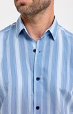 Chemise manches courtes à rayures CIEL