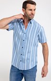 Chemise manches courtes à rayures CIEL