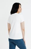 Tee-shirt uni fausse patte poche 