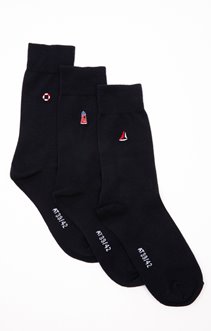 Lot de 3 paires de chaussettes Nautic