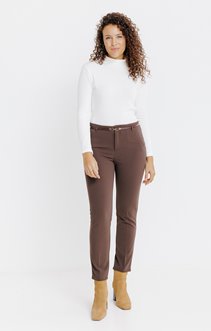 Pantalon 7/8 ville avec ceinture