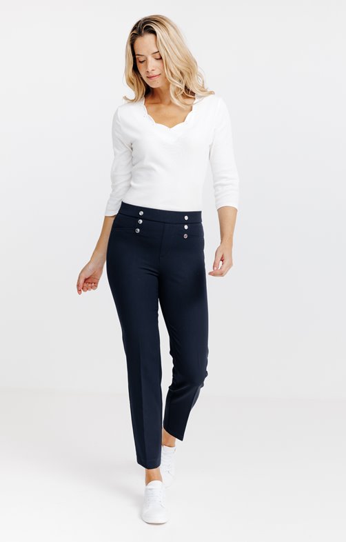 PANTALON EN LORENZO CEINTURE TREGGING 