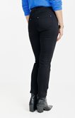 pantalon 7/8ème noir  détail broderie
