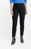 pantalon 7/8ème noir  détail broderie