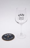 Coffret verre et sous-verre Papi 