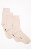Lot de 3 paires de chaussettes unies