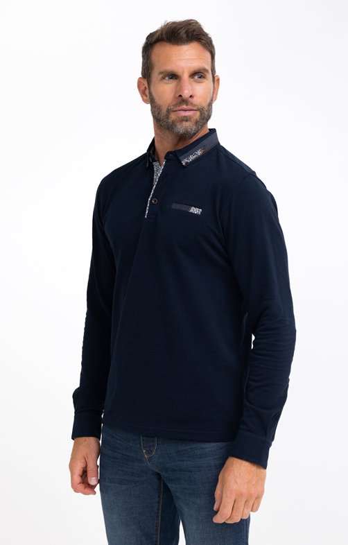 Polo manches longues Pois Romantic