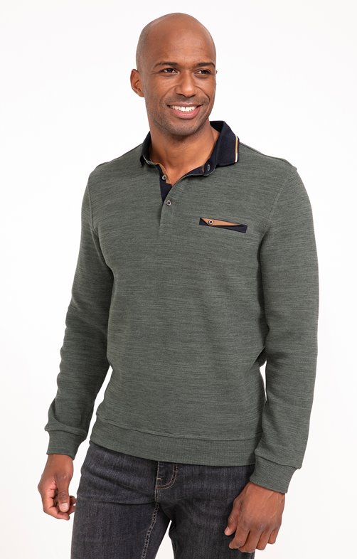 Polo manches longues Print