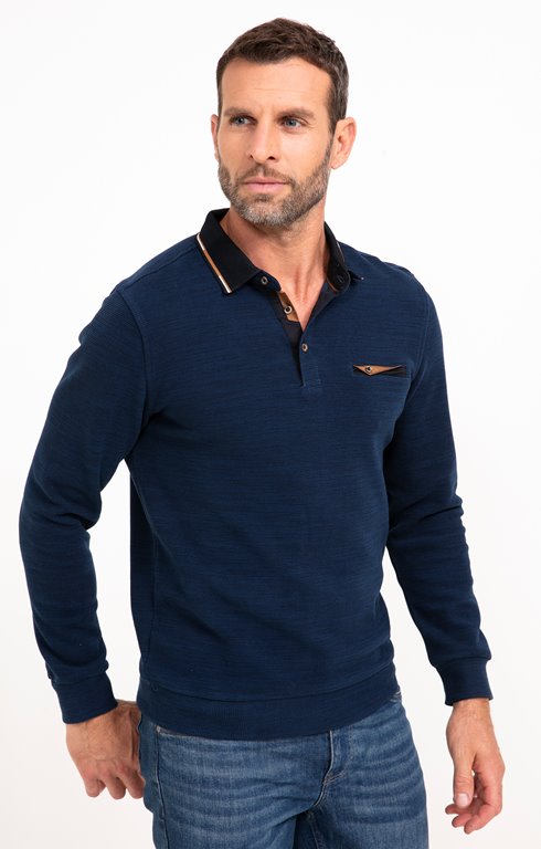 Polo manches longues Print