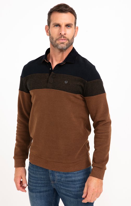 Polo manches longues Découpe