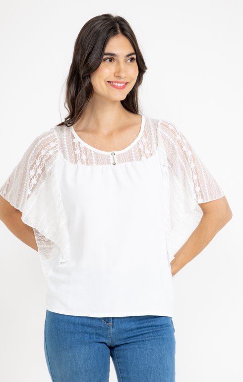 Tee-shirt style poncho