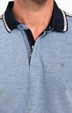 Polo manches longues Zip