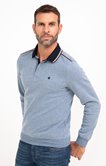 Polo manches longues Zip