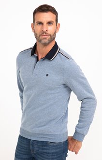 Polo manches longues Zip