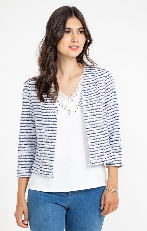 Veste doublée en maille