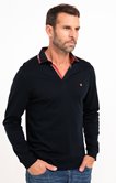 Polo manches longues Brique